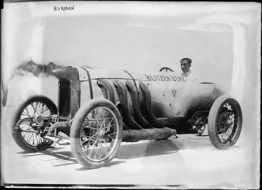 Bob Burman in his Blitzen Benz, c1910-1915 Photograph by Bain News ...