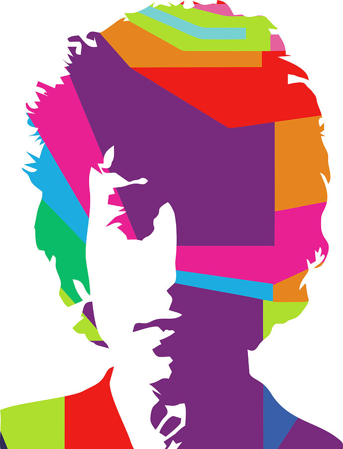 Bob Dylan Digital Art - Bob Dylan 1 POP ART by Ahmad Nusyirwan