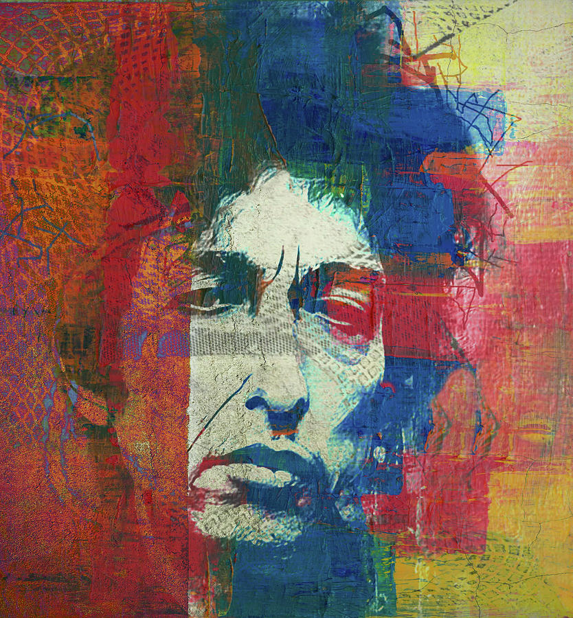 Bob Dylan - Infidels Mixed Media by Paul Lovering