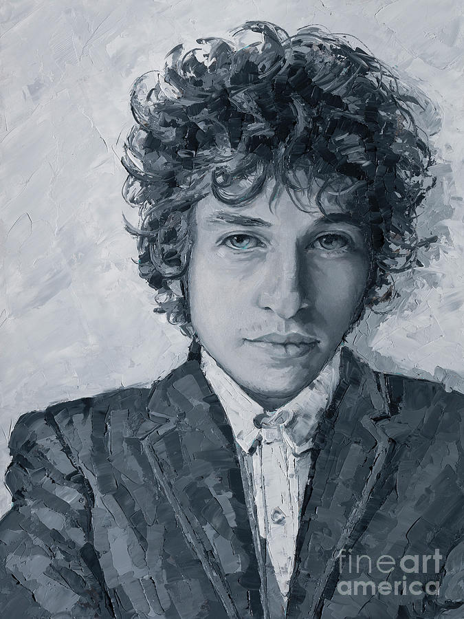 Bob Dylan, 2020 Painting by PJ Kirk