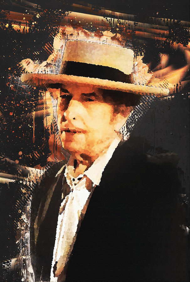 Bob Dylan - Robert Allen Zimmerman Mixed Media by Pheasant Run Gallery