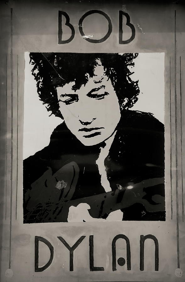 Bob Dylan Sepia Poster  Photograph by Chuck Kuhn