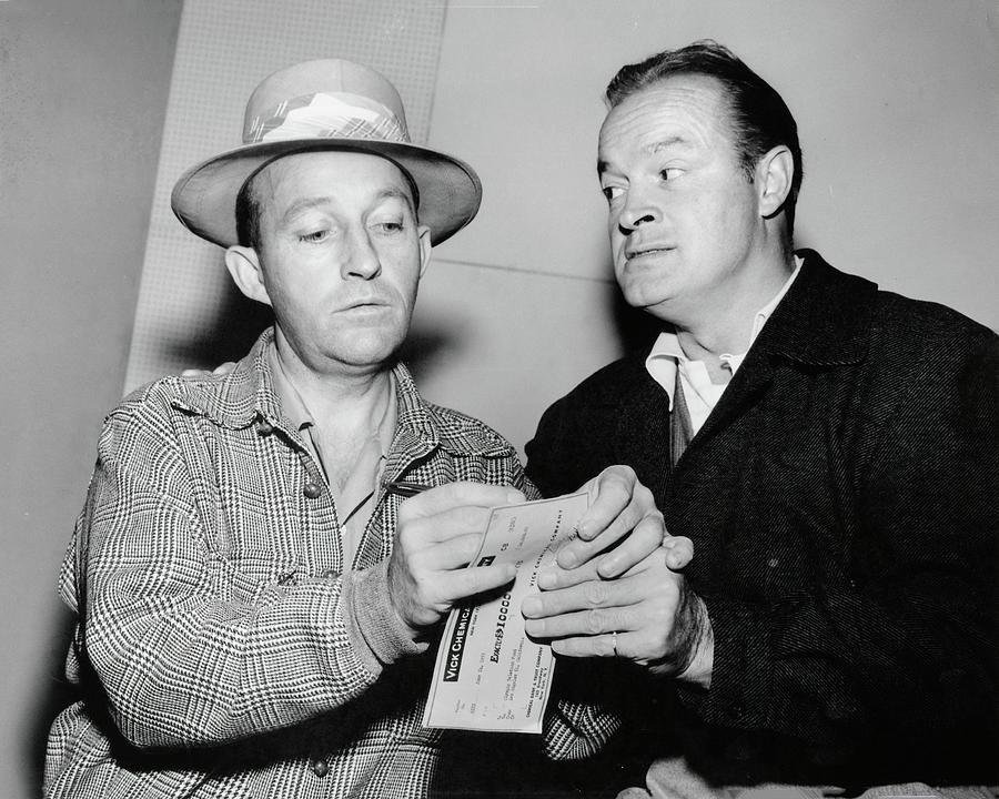 Bob Hope Bing Crosby 1952 Photograph By Jerry Griffin Pixels