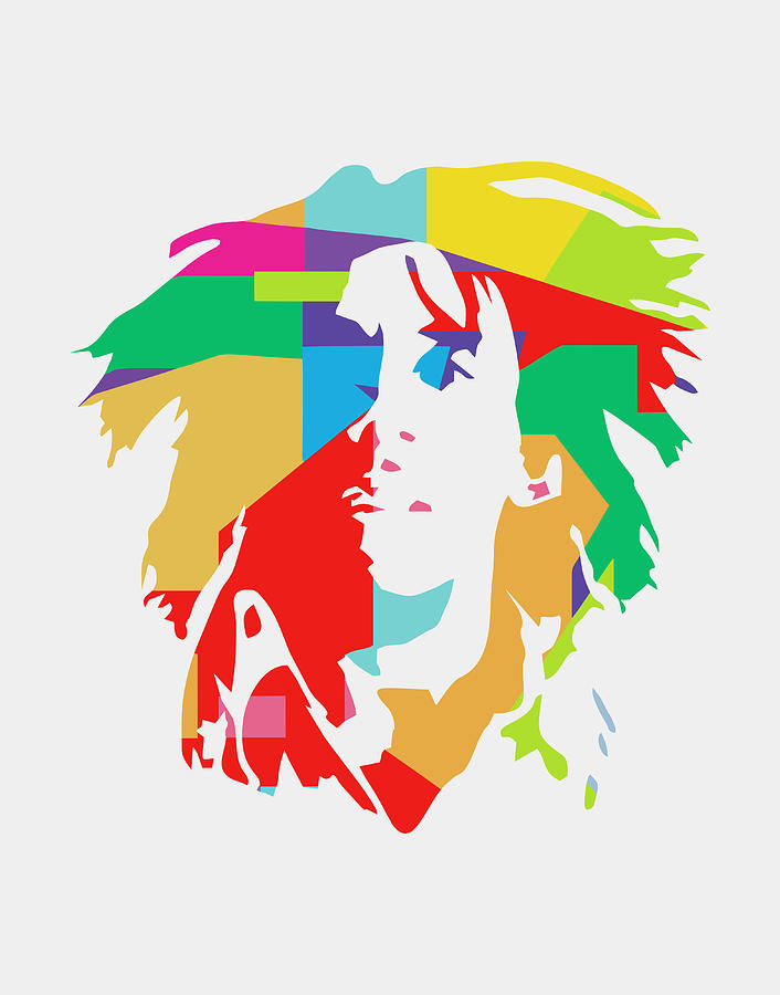 Bob Marley Digital Art - Bob Marley 1 POP ART by Ahmad Nusyirwan