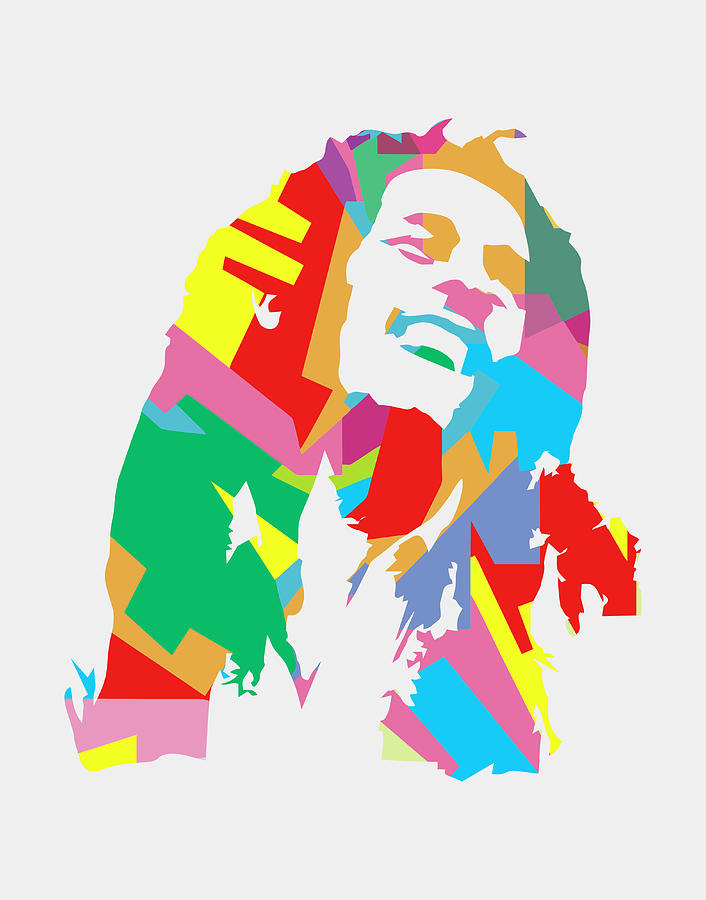 Bob Marley Digital Art - Bob Marley 3 POP ART by Ahmad Nusyirwan