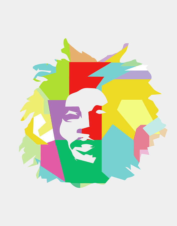 Music Digital Art - Bob Marley 4 POP ART by Ahmad Nusyirwan