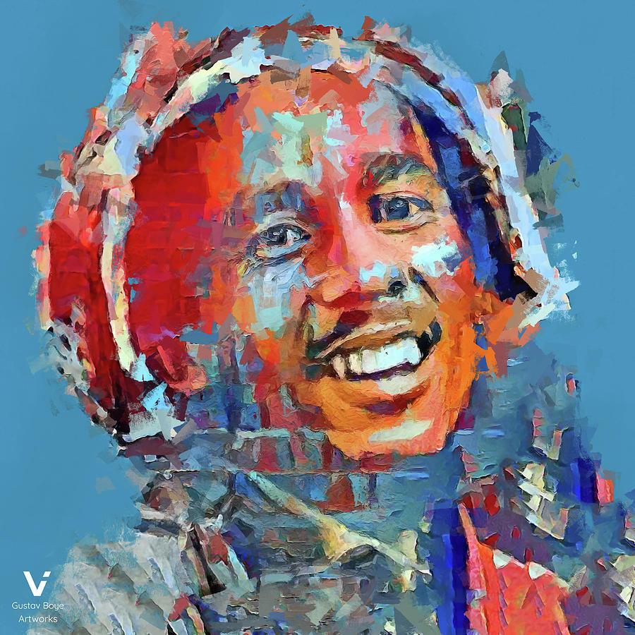 Bob Marley Digital Art - Bob Marley by Gustav Boye