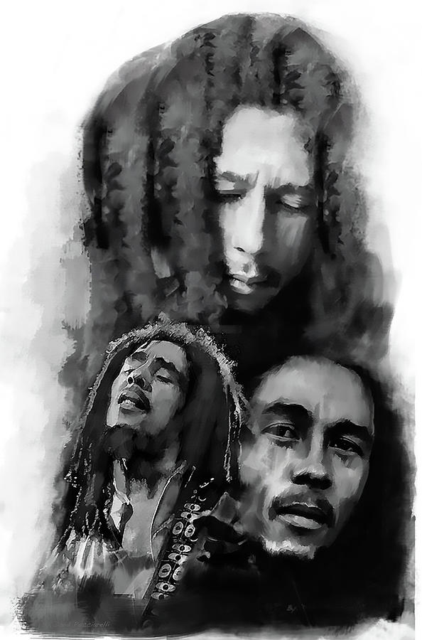 Bob Marley Inspiriting Painting by Iconic Images Art Gallery David Pucciarelli