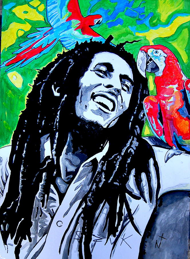 Bob Marley print by nobelart