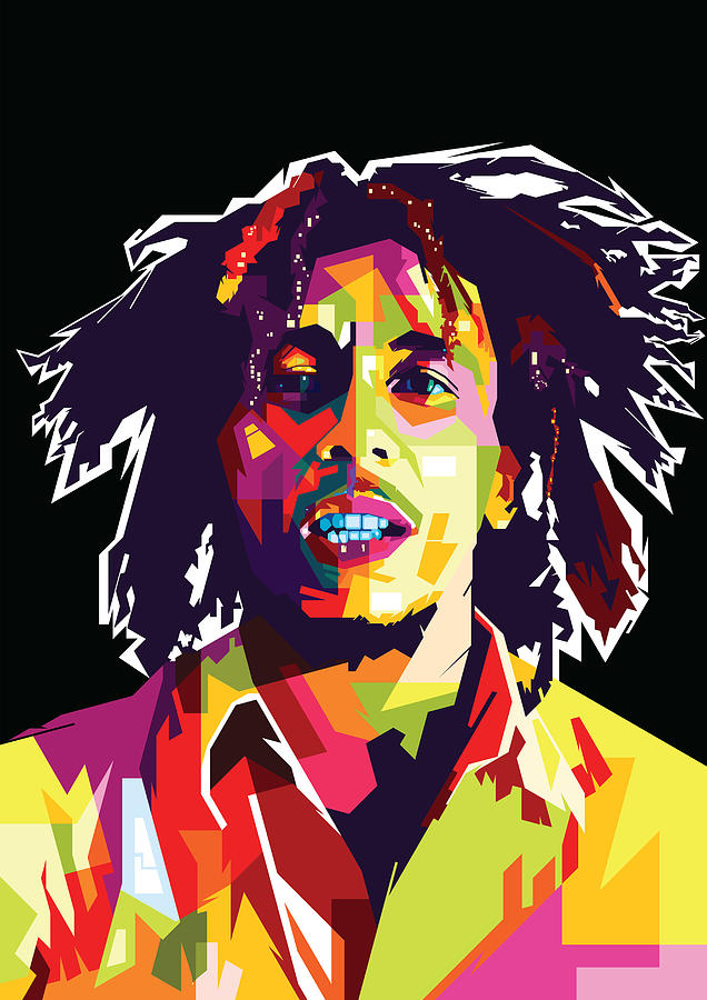 Bob Marley Pop Art Digital Art by Amex Design - Fine Art America