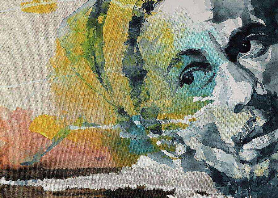 Bob Marley Portrait Painting by Paul Lovering