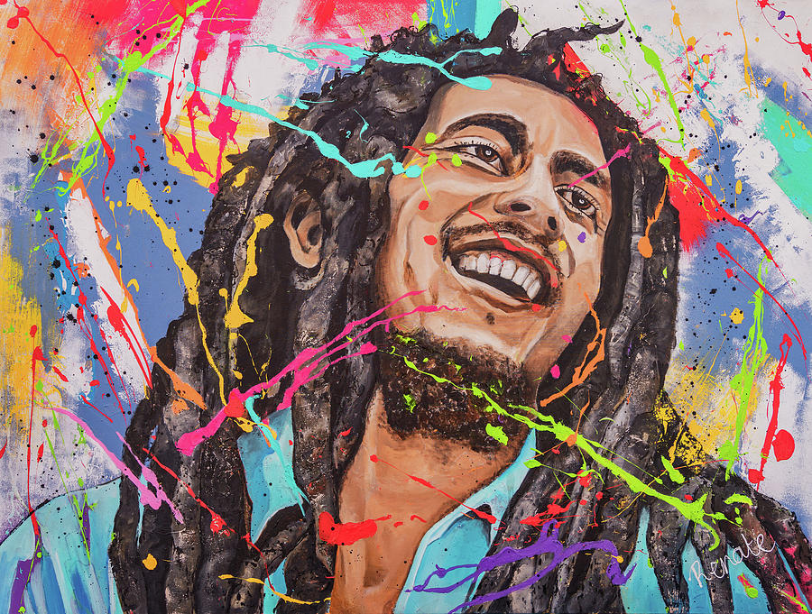 Bob Marley Painting by Renate Rolefes - Fine Art America