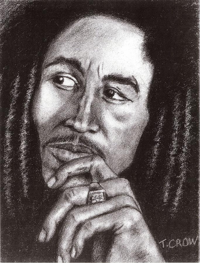 Bob Marley Drawing by Terri Crow - Pixels