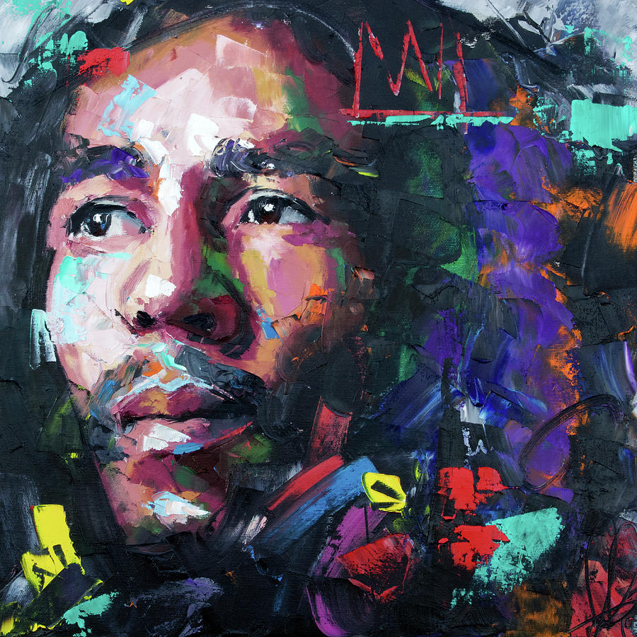 Bob Marley V Painting by Richard Day