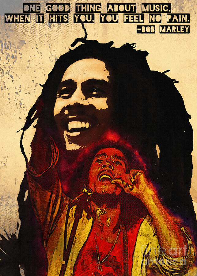 Bob Marley - You feel no pain Digital Art by Shandy Like - Fine Art America