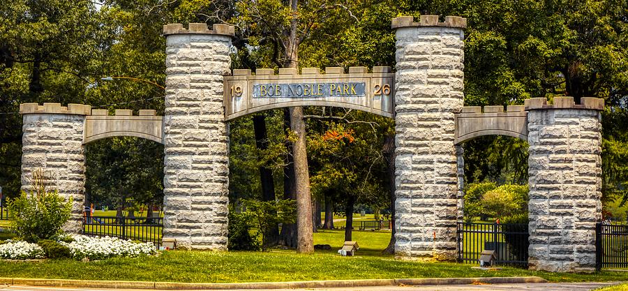 Architecture Photograph - Bob Noble Park Entrance - Paducah, Kentucky by Mountain Dreams