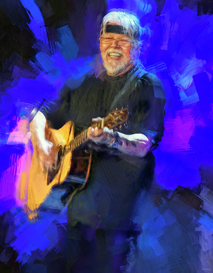 Bob Seger Mixed Media - Bob Seger by Mal Bray Bob Seger Mixed Media - Bob Seger by Mal Bray