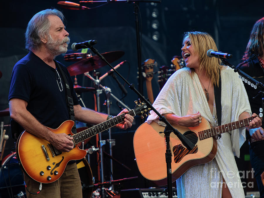 Bob Weir and Grace Potter with Grace Potter and the Nocturnals Photograph by David Oppenheimer