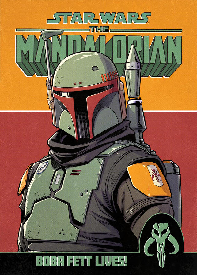 Boba Fett Lives Poster Painting by Victoria Fred - Fine Art America