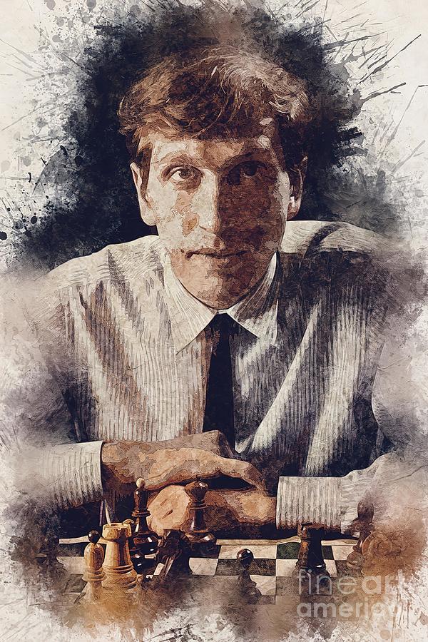 Bobby Fischer A TRIBUTE to The Legend Aesthetic Painting by Alfie ...