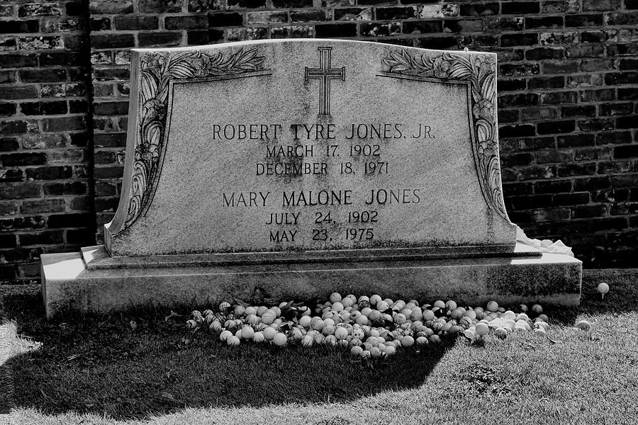 Bobby Jones Gravesite Photograph by Robert Wilder Jr