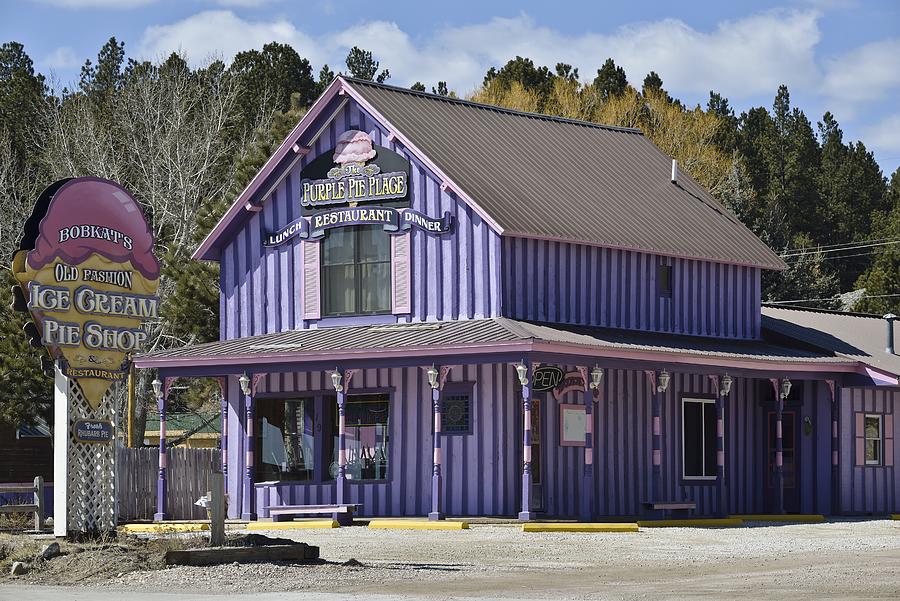 Bobkats Purple Pie Place, Custer, South Dakota Photograph by RiverNorthPhotography
