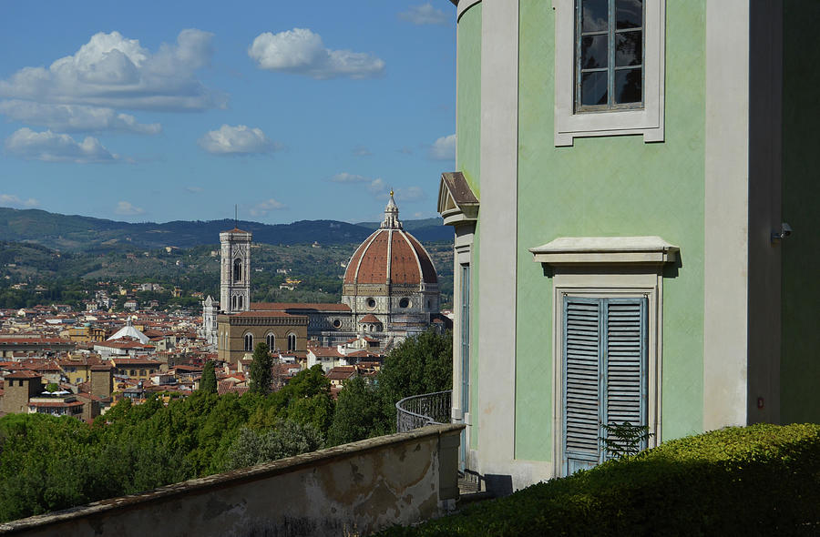 Boboli Gardens Observatory Over Duomo Florence Italy Photograph by Shawn OBrien