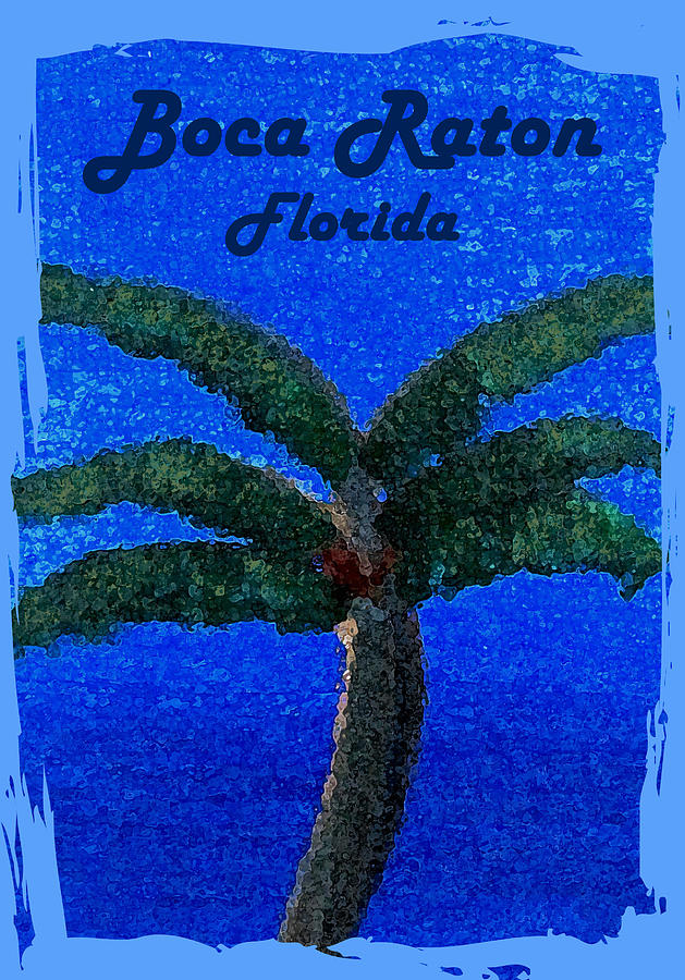 Boca Raton Florida 1228 Painting by Corinne Carroll