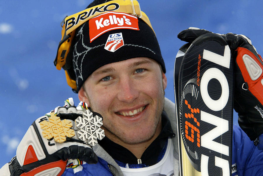 Bode Miller of the USA and medal Photograph by Agence Zoom
