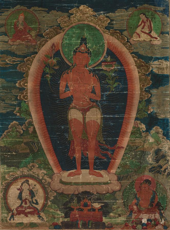 Bodhisattva Padmapani Painting by Tibet 18th century | Fine Art America