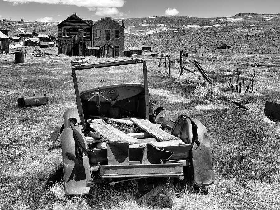 Bodie California BW 4 Photograph by Leland D Howard