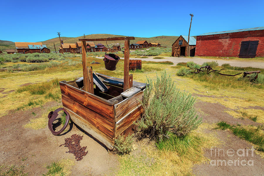 Bodie Ghost Town 1800s water well Photograph by Benny Marty