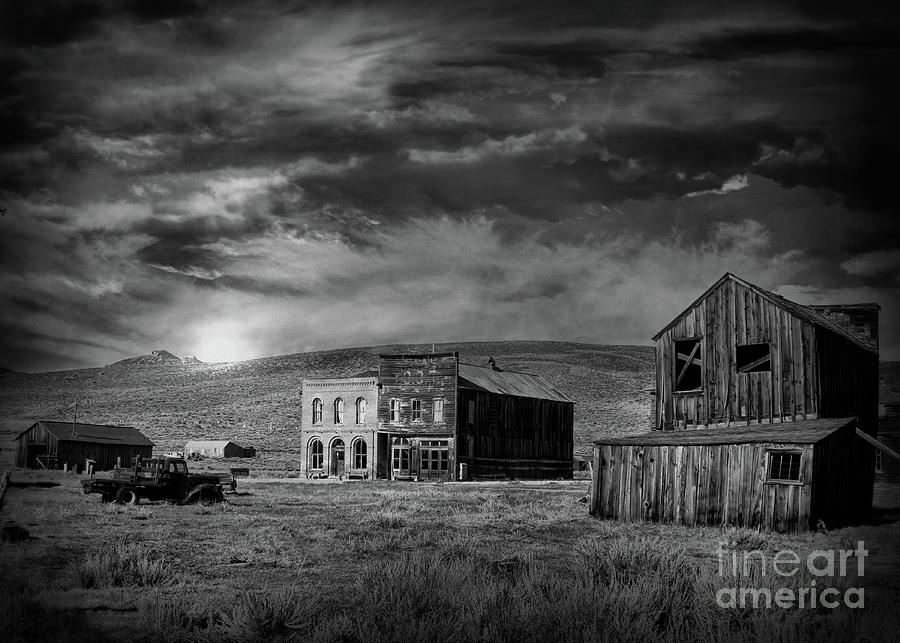 Bodie in Black and White Photograph by Stephanie Laird