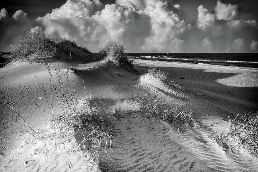 Black And White Photograph - Bodie Island Dunes II Black and White by Rick Berk