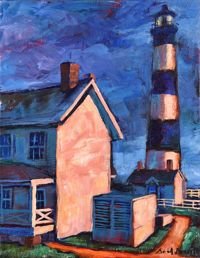 Bodie Island Light #4 Painting by David Dorrell