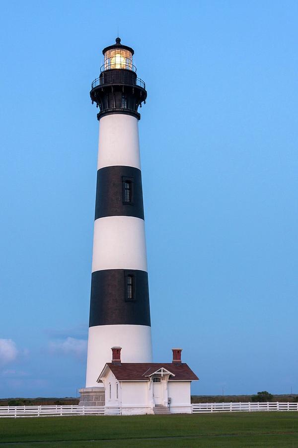 Bodie Island Lighthouse at Twilight Photograph by Liza Eckardt