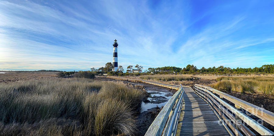 Lighthouse Photograph - Bodie Island Lighthouse Outer Banks NC 4243 by Jack Schultz