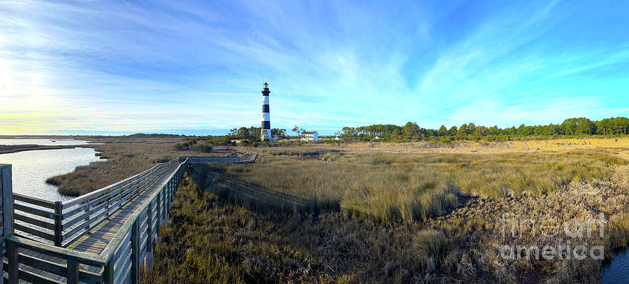 Lighthouse Photograph - Bodie Island Lighthouse Outer Banks NC 4254 by Jack Schultz