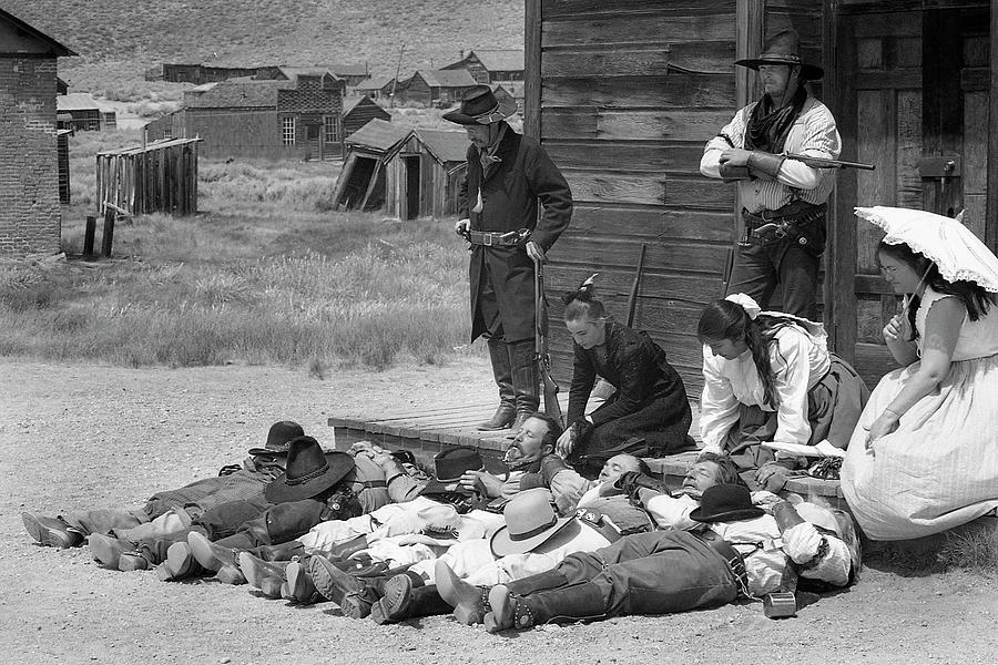 Bodie Reenactment Aftermath Photograph by Jerry Griffin