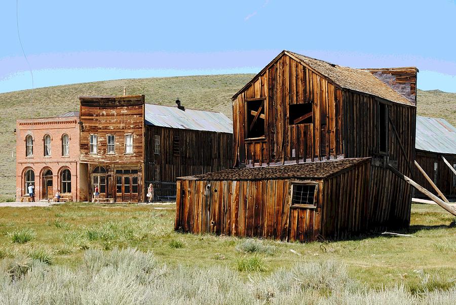Bodie shacks Photograph by Steven Wills