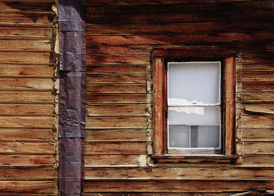 Bodie Window With Shade Photograph by Brett Harvey