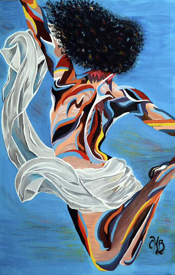 Body of Air Painting by Chiquita Howard-Bostic