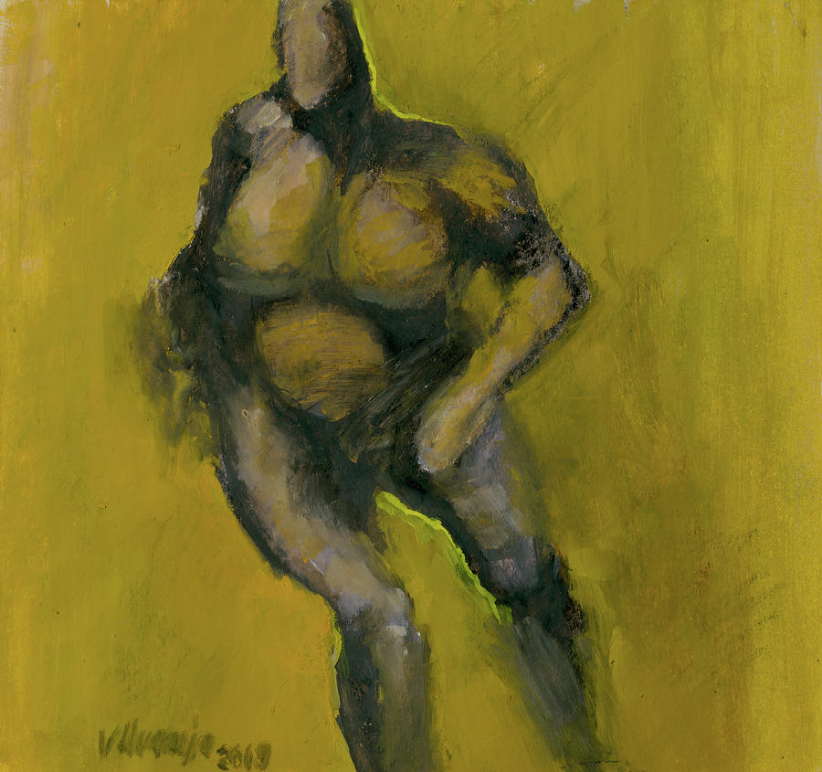Body Study 65 Painting by Veronica Huacuja