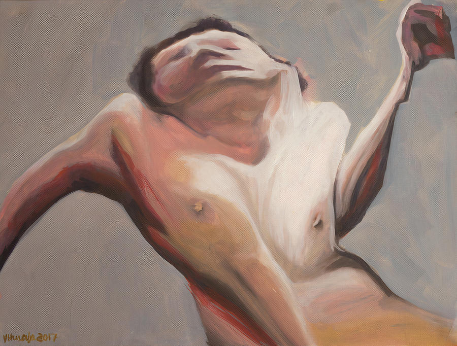 Body Study 7 Painting by Veronica Huacuja