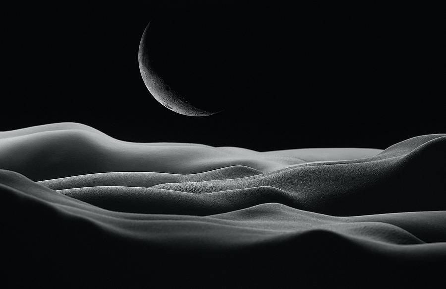 Bodyscape - Moon Photograph by Marianna Mills