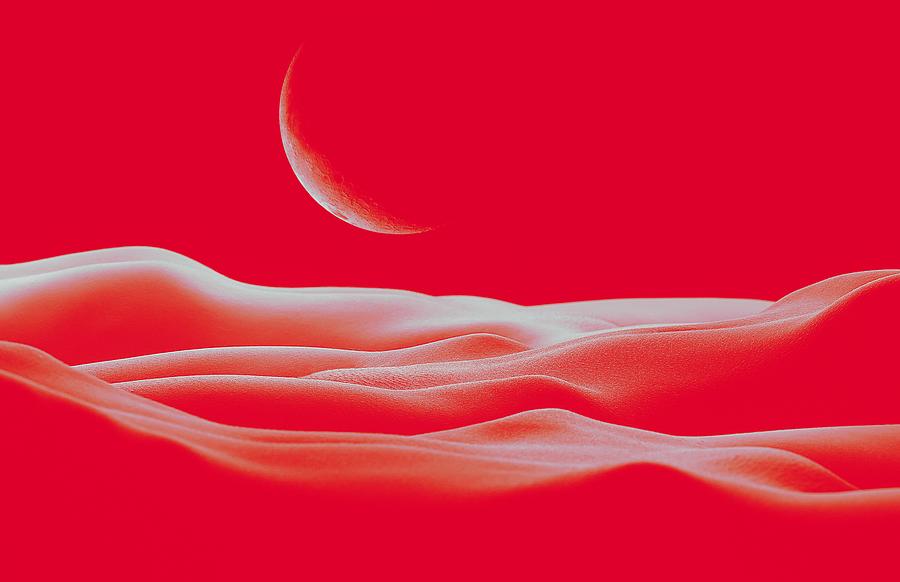 Bodyscape - Red Photograph by Marianna Mills