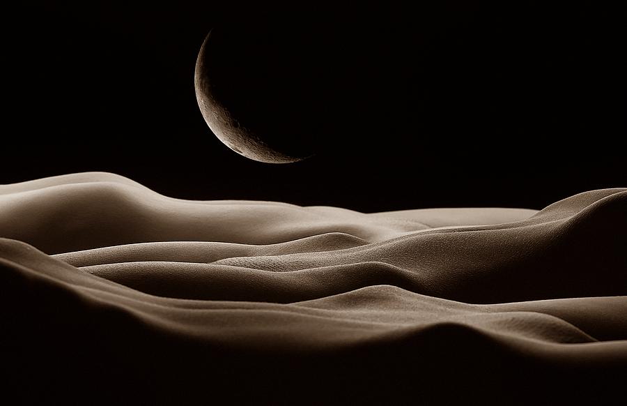 Bodyscape - Sepia Photograph by Marianna Mills