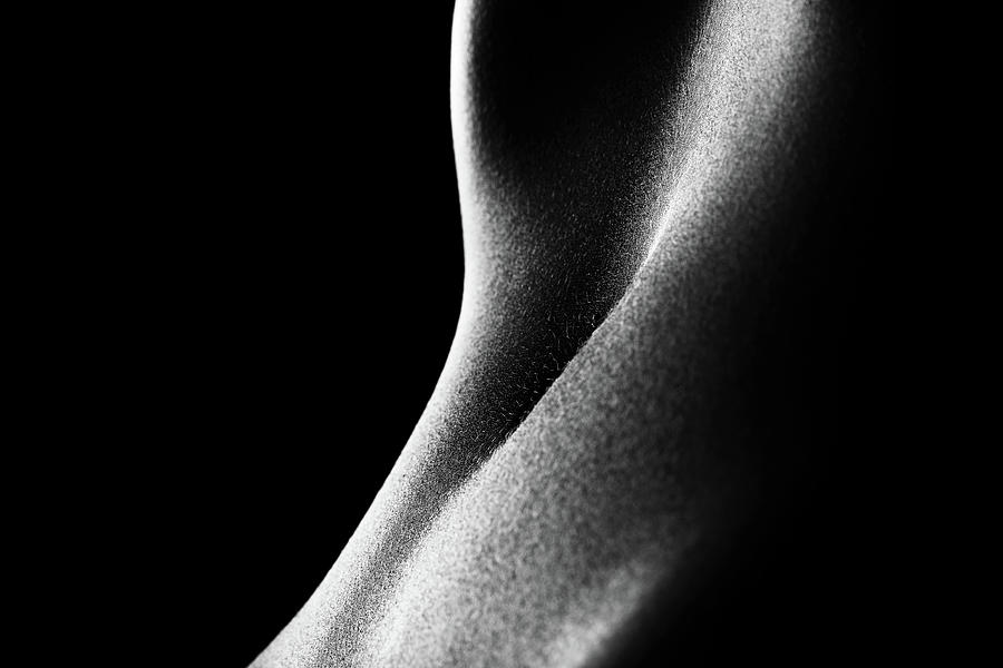 Nude Photograph - Bodyscape womans stomach 2 by Johan Swanepoel