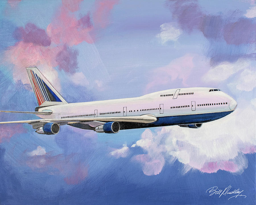 Boeing 747 Painting by Bill Dunkley - Fine Art America