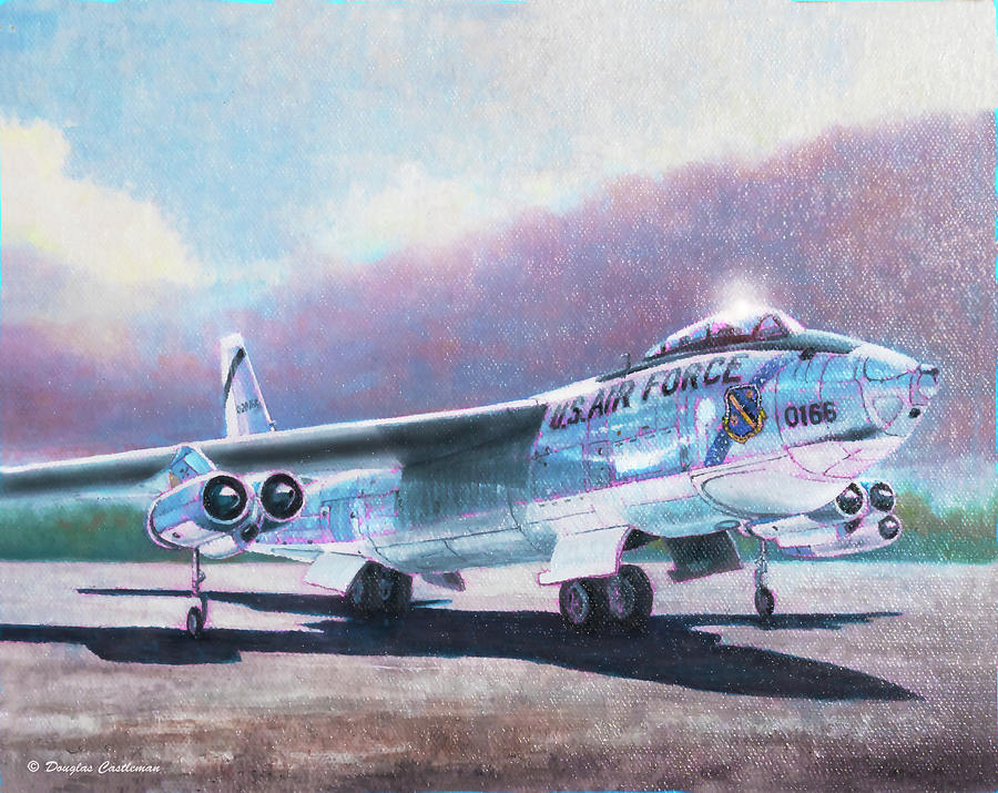Boeing B-47 Stratojet Painting by Douglas Castleman